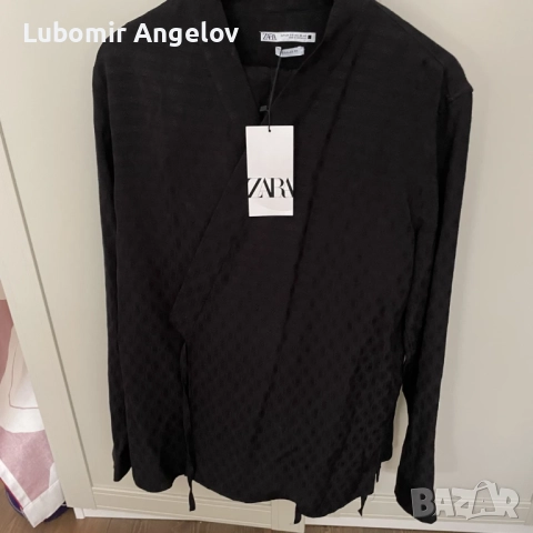 Риза ZARA, тип кимоно, размер L-XL ( по етикет) , снимка 2 - Ризи - 52221760