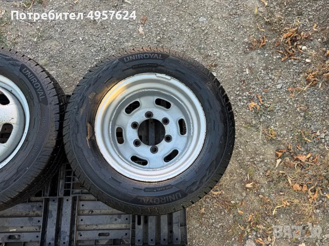 6бр.Джанти 16" 6x170+НОВИ ЗИМНИ ГУМИ Uniroyal 195/75/16C за бус ДВОЙНИ  ГУМИ Iveco Daily(2000-2026), снимка 11 - Гуми и джанти - 56210806