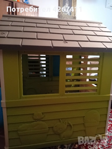 Детска къщичка Smoby с прозорци - Отлично състояние!, снимка 7 - Играчки за стая - 53013464