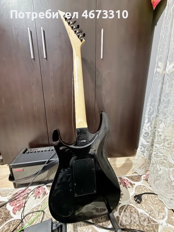 Jackson js32q transparent green burst  Floyd rose електрическа китара, снимка 2 - Други - 53682189