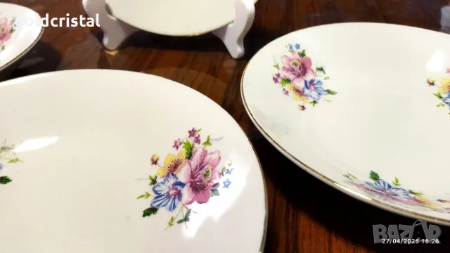 Стар български порцелан чинии дълбоки , снимка 10 - Антикварни и старинни предмети - 50092611