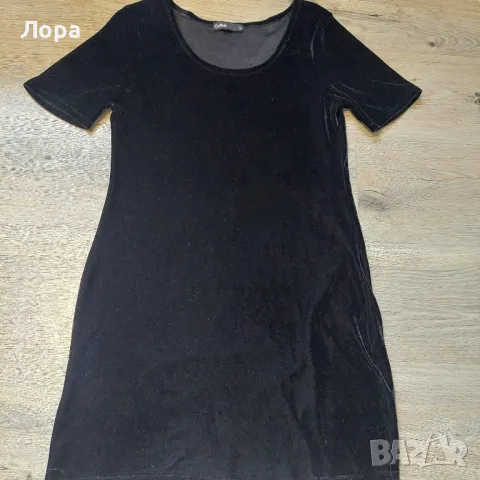 Дамска плюшена рокля, снимка 3 - Рокли - 47331158