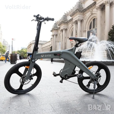 Сгъваемо електрическо колело DYU T1 500W 36V 10Ah, снимка 9 - Велосипеди - 51382058