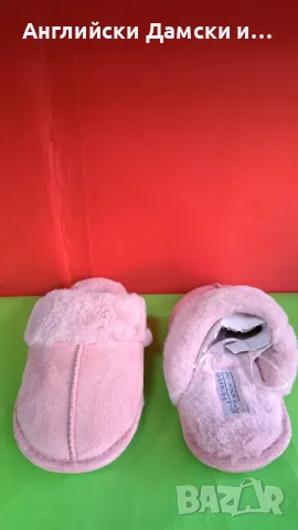 Английски дамски чехли с мемори стелка-2 цвята, снимка 6 - Чехли - 48478653