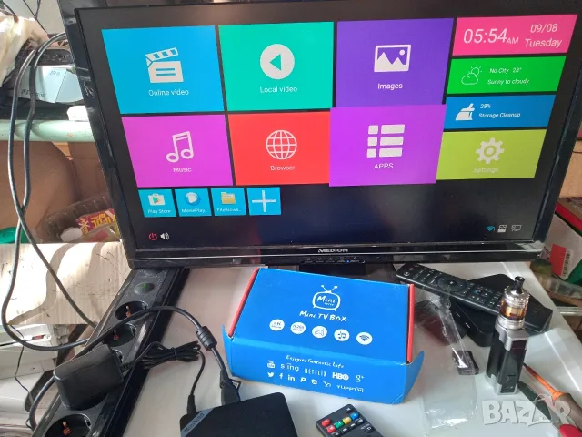 Android Smart TV box MiniM8SII, снимка 2 - Плейъри, домашно кино, прожектори - 55984921