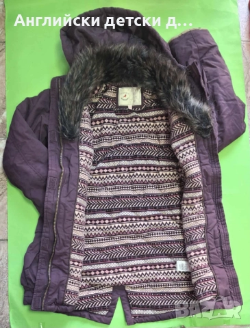 Английска детска парка-M&S, снимка 2 - Детски якета и елеци - 52022611