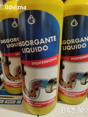 Препарат за отпушване на мивки и канали - 1л