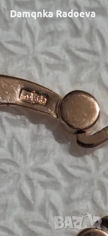 СССР златни обеци проба 583, снимка 9 - Обеци - 48028229