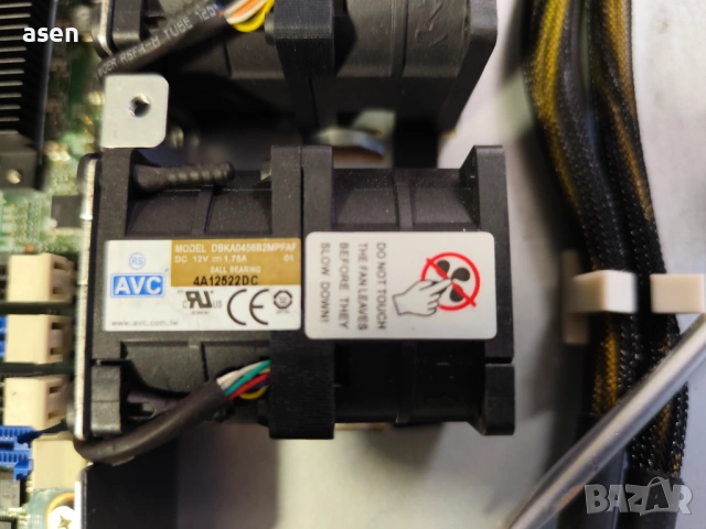 Продавам вентилатори за сървъри и други 40 х 40 мм, снимка 3 - Други - 53488546