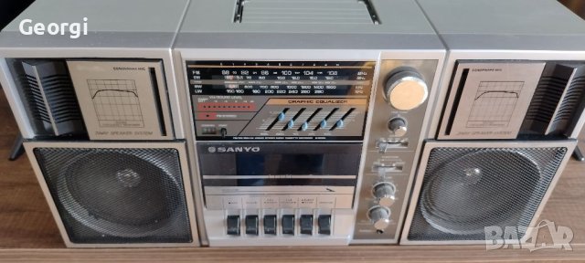 Радио касетофон Sanyo m 9835, снимка 5 - Радиокасетофони, транзистори - 41560040