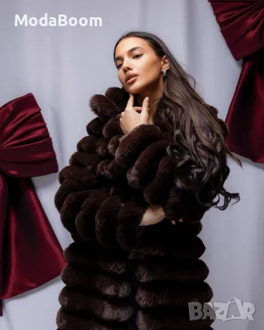 Дамско елегантно дълго дамско палто , снимка 4 - Палта, манта - 48739248