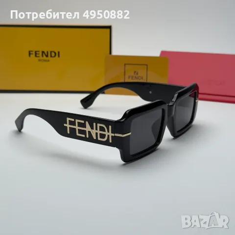 Слънчеви очила Fendi Bold Square Logo Edition нови, черно и бяло, снимка 6 - Слънчеви и диоптрични очила - 56161471