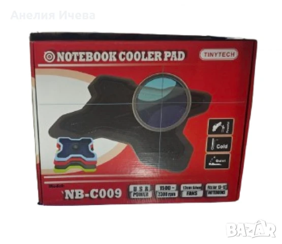 Охладител за лаптоп – Мощно охлаждане с безшумен вентилатор и RGB ефект