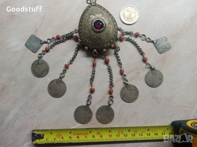 Трепка,възрожденски накит,сачан,бижу,османски монети, снимка 5 - Антикварни и старинни предмети - 52361407