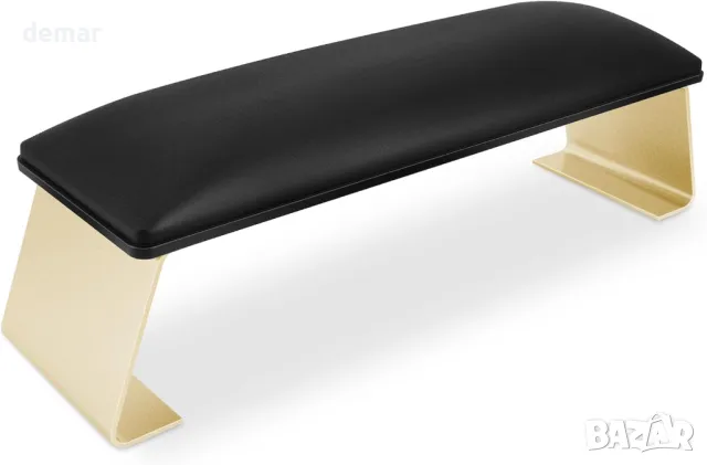 Маникюрна опора за ръце с неплъзгащи се крака от алуминиева сплав, HR602 (черен)