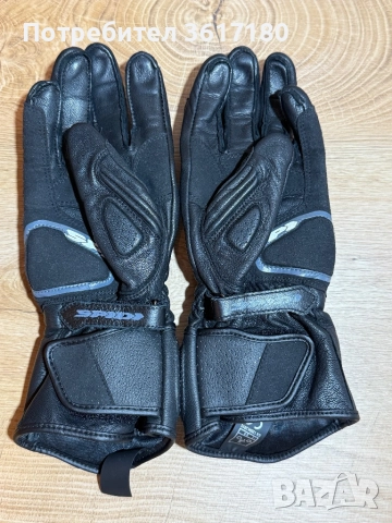 Кожени мото ръкавици SPIDI STR-6 Black, снимка 2 - Спортна екипировка - 51620819