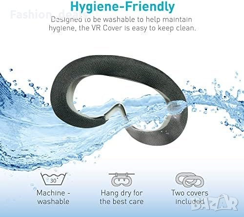 Нови 2 броя Еластични ленти памучно покритие за очила PICO 4 Многократна употреба Виртуална реалност, снимка 6 - Друга електроника - 41784673