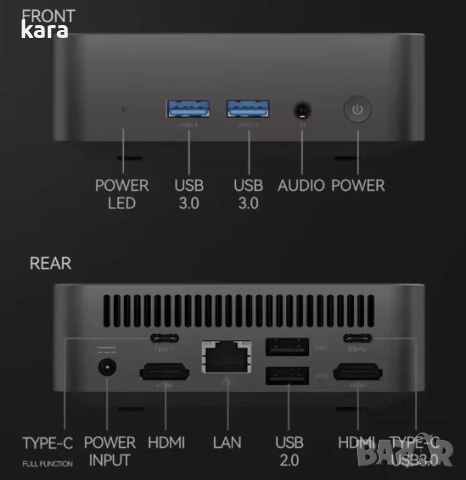 Intel core i9 мини компютър , снимка 2 - Геймърски - 51631631