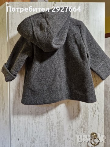 Бебешко палто 74размер, снимка 2 - Бебешки якета и елеци - 42611143