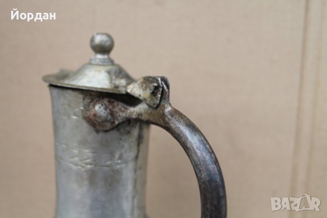 Меден ръчно кован гюм за вода 19-ти век, снимка 8 - Антикварни и старинни предмети - 42611798