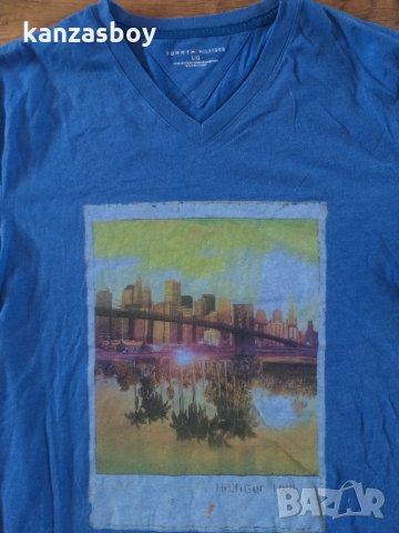 tommy hilfiger - страхотна мъжка тениска, снимка 2 - Тениски - 33840070