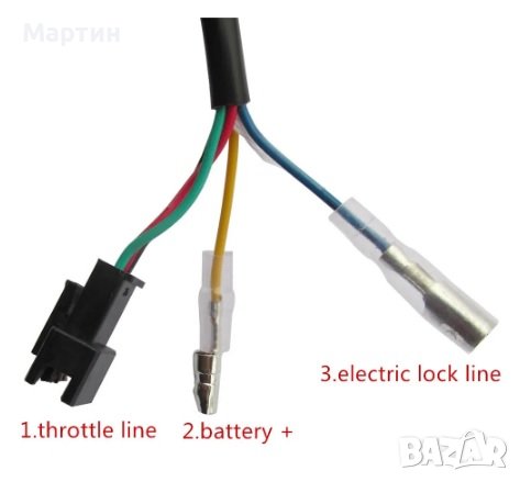 Палец за газ с LCD дисплей и ключ 24V 36V 48V 60V 72V, снимка 10 - Части за велосипеди - 44435298