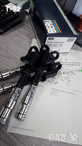 ZLE227=A0001566610**NEU**BERU**Mercedes Benz**M120**ЛУЛИ ЗА ЗАПАЛИТЕЛНИ СВЕЩИ**V12**, снимка 3 - Части - 40512281