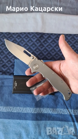 Demko AD20 титан, снимка 7 - Ножове - 53865977