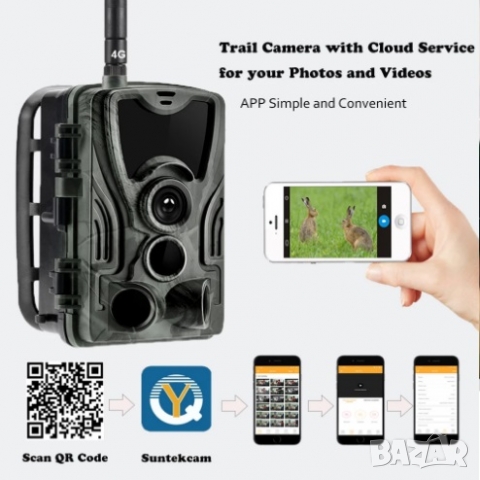 Ловна камера с директно наблюдение от телефон HC801 PLUS/PRO в Камери в гр.  Бургас - ID36052124 — Bazar.bg