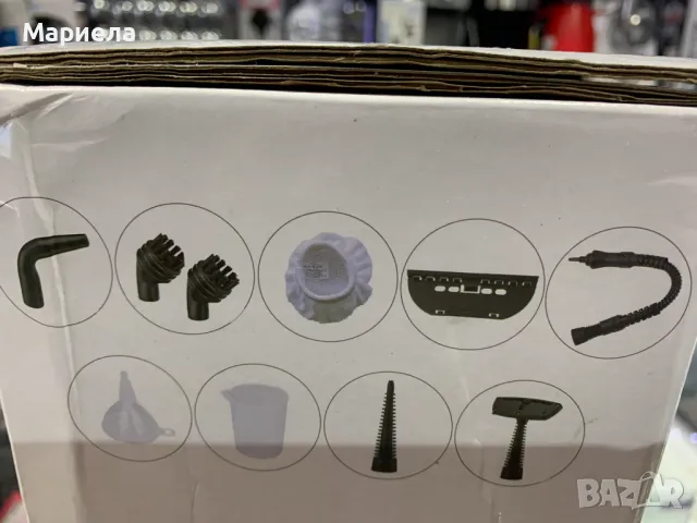 Ръчна парочистачка / 10 аксесоара за отстраняване на мръсотия и мазнини, снимка 5 - Парочистачки и Водоструйки - 47631257