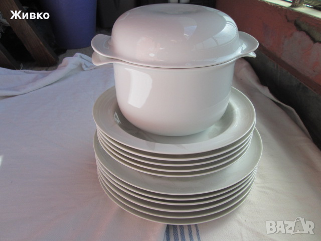 HUTSCHENREUTER порцеланов комплект супник и чинии от LEONARD PARIS Decor KYOTO.