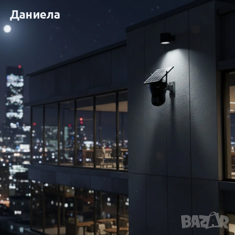 Соларна двойна камера LYLU 10 диода - ICsee за охрана, снимка 3 - IP камери - 53416429