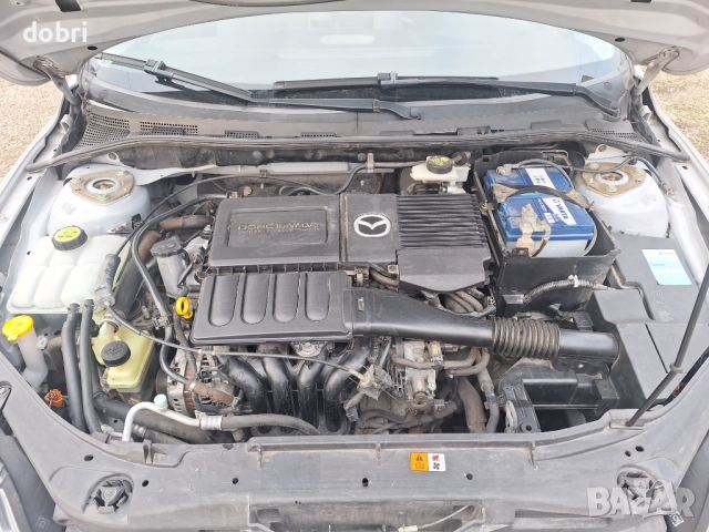 Мазда 3 1.4кб  90кс бензин с верига,фейслифт, снимка 9 - Автомобили и джипове - 52860085
