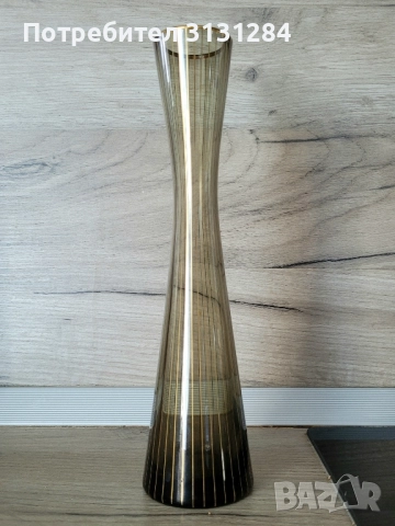 Винтидж Zvizel Kristal ваза с злато Германия 