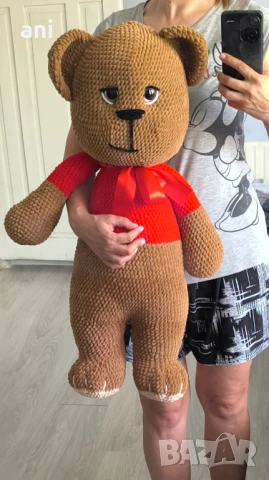 Магаре и Мече #ръчноизработени, снимка 3 - Плюшени играчки - 50995481