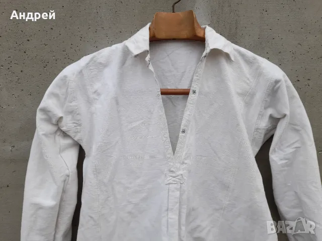 Стара Мъжка риза за носия #4, снимка 2 - Антикварни и старинни предмети - 47634331