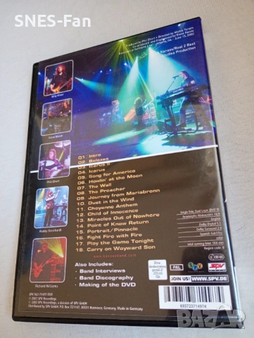 Kansas - Device Voice Drum, снимка 3 - DVD дискове - 53851057