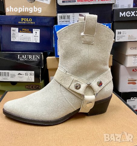 Дамски ботуши Steve Madden естествена кожа