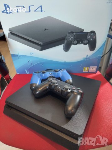 PlayStation 4 Slim 1tb + 2 джойстика, снимка 2 - PlayStation конзоли - 40669384