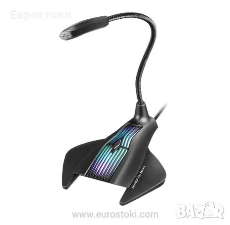 Гейминг микрофон Mars Gaming MMIC, USB геймърски микрофон RGB, гъвкав дизайн, Win/Mac/PS4/PS5