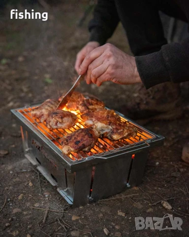 FOX Cookware Foldable BBQ - Барбекю, снимка 10 - Екипировка - 50854219