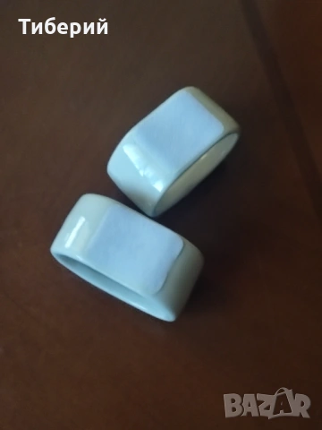 Порцеланови рингове,пръстени,халки за салфетки, снимка 6 - Кутии за храна - 53672407