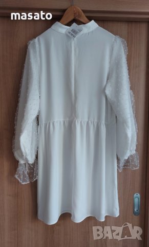 AYNAZ - бяла рокля, снимка 2 - Рокли - 40531038