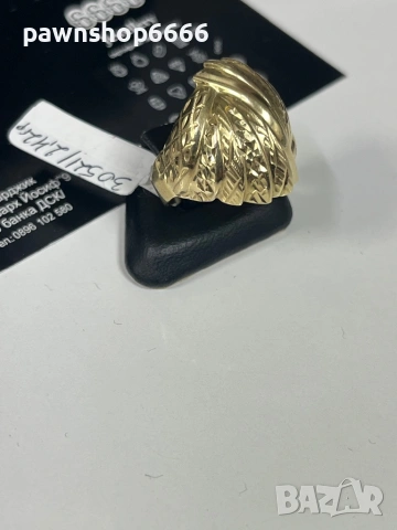 Златен пръстен 14К, снимка 3 - Пръстени - 53271573