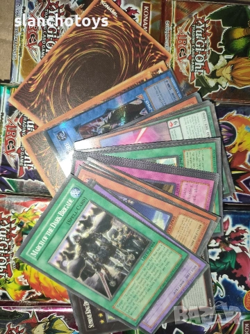 Карти Yu-Gi-Oh! карти Ю-ГИ-ЙО, две тестета с игрално поле, снимка 3 - Карти за игра - 47896772