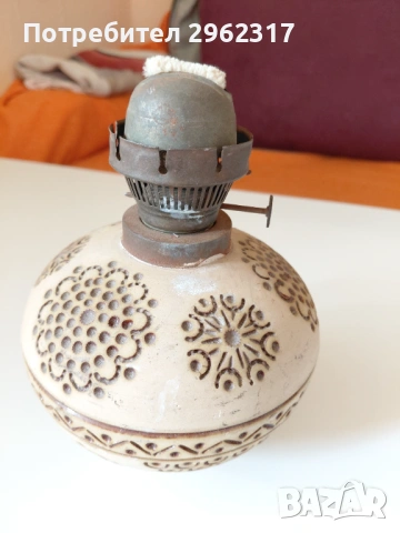 Старина керамечна (газена)лампа