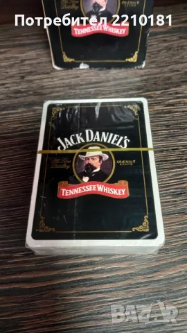 Jack Daniels стари карти за игра неразпечатани, снимка 2 - Други ценни предмети - 47674439