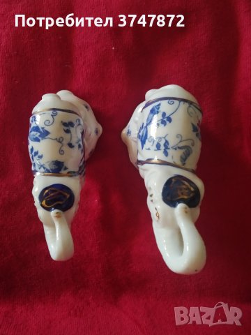 РАЗПРОДАЖБА! Порцеланови фигури Слонове 2 бр.(ПУКНАТИНИ), снимка 5 - Антикварни и старинни предмети - 40884752