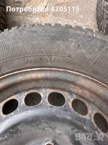 Джанти 5х112 с зимни гуми, снимка 2 - Части - 51753863