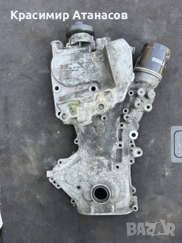 03C109211BQ. Капак ангренажна верига за Vw голф 6 бензин 1.4 TSI. 122кс. 2010г